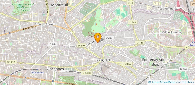 localisation de l'entreprise LFG ALIVE à FONTENAY-SOUS-BOIS