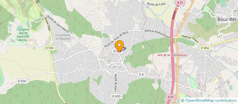 localisation de l'entreprise LFG PATRIMOINE à CABRIES