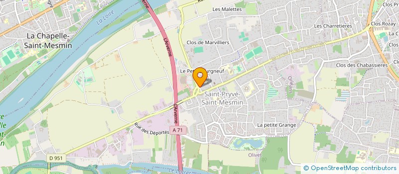 localisation de l'entreprise LFG2 à SAINT-PRYVE-SAINT-MESMIN
