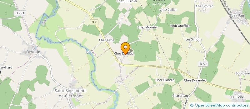 localisation de l'entreprise LFGP&ASSOCIATES à CLION