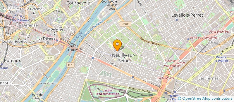 localisation de l'entreprise LFI à NEUILLY-SUR-SEINE