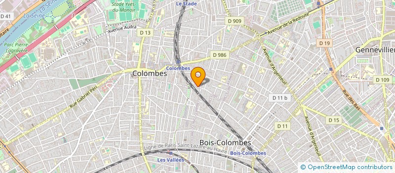 localisation de l'entreprise LFI LA FORMATION INTERACTIVE  COLOMBES