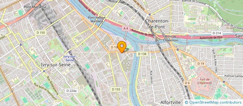 localisation de l'entreprise LFINVEST  IVRY-SUR-SEINE