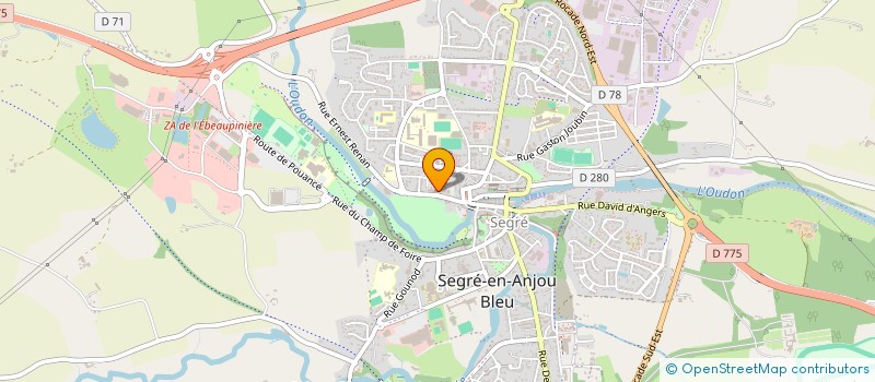 localisation de l'entreprise LFIT SEGRE à SEGRE-EN-ANJOU BLEU