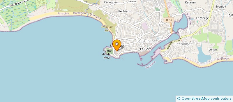 localisation de l'entreprise LFJ  GUILVINEC