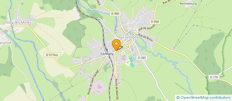 localisation de l'entreprise LFJ à CORBIGNY