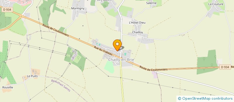 localisation de l'entreprise LFJ-VIRANT  CHAILLY-EN-BRIE