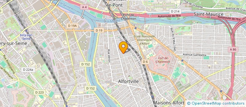 localisation de l'entreprise LFJV à ALFORTVILLE