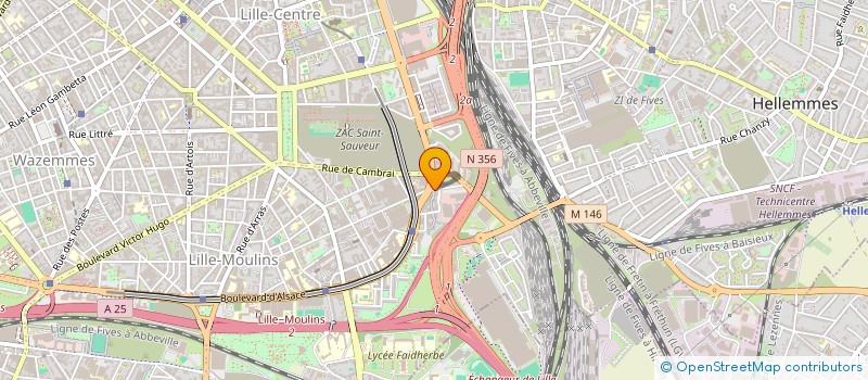 localisation de l'entreprise LFK à LILLE