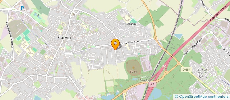 localisation de l'entreprise LFK  CARVIN