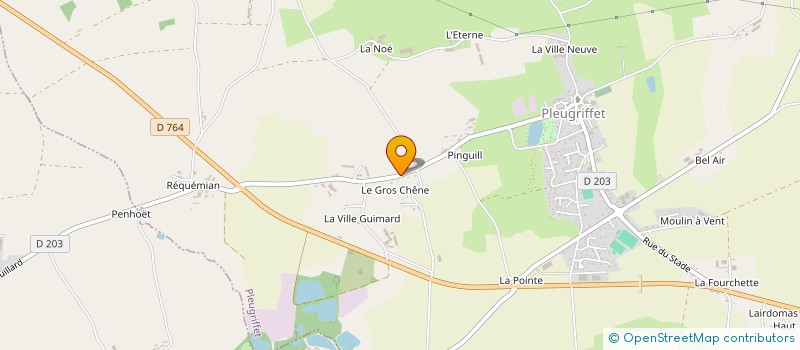 localisation de l'entreprise LFKDK HOLDING  PLEUGRIFFET