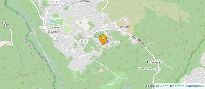 localisation de l'entreprise LFL à SAINT-CEZAIRE-SUR-SIAGNE