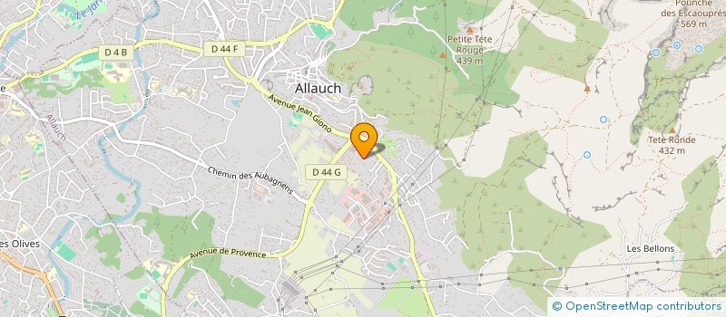 localisation de l'entreprise LFL  ALLAUCH