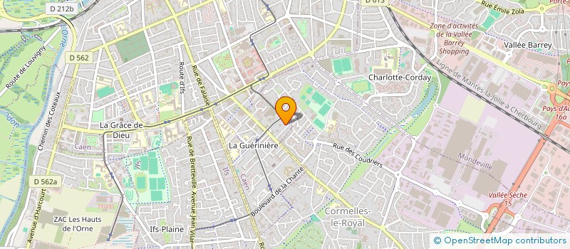 localisation de l'entreprise LFL  CAEN