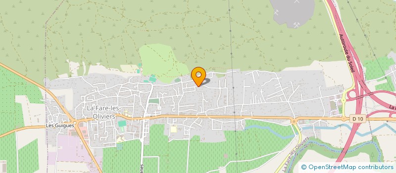 localisation de l'entreprise LFLO  LA FARE-LES-OLIVIERS