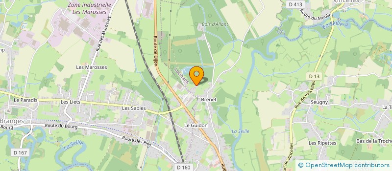 localisation de l'entreprise LFLPS à LOUHANS