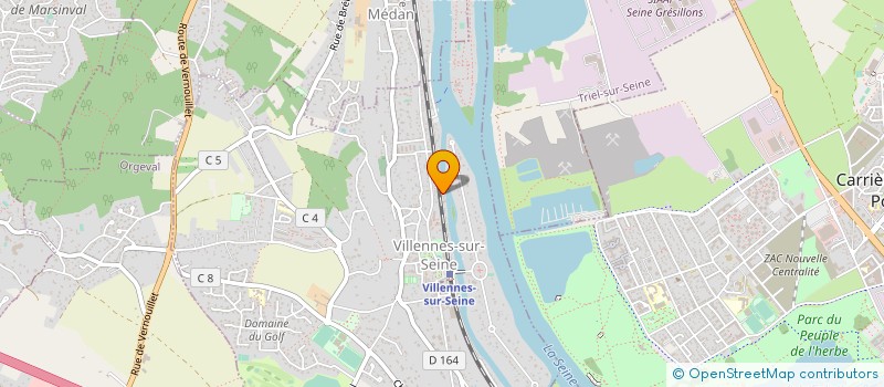 localisation de l'entreprise LFM à VILLENNES-SUR-SEINE