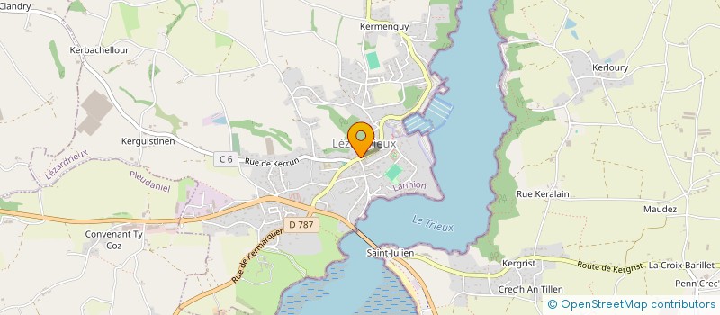 localisation de l'entreprise LFM  LEZARDRIEUX