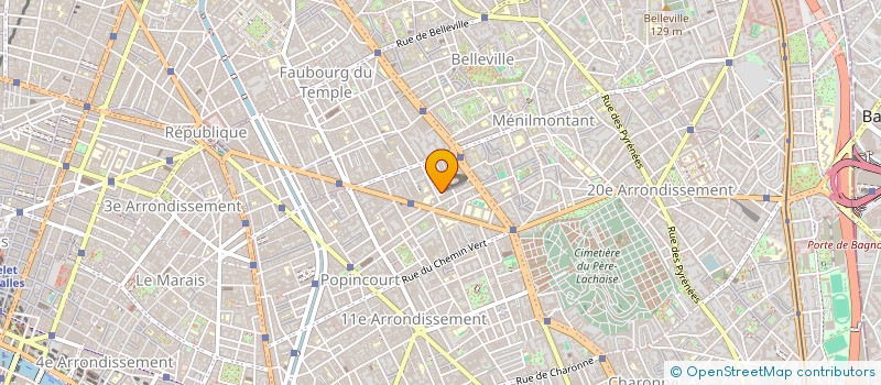 localisation de l'entreprise LFM BAR  PARIS