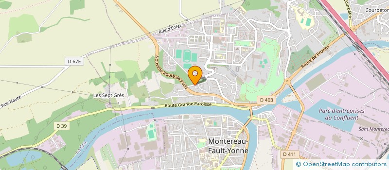 localisation de l'entreprise LFM SERVICES à MONTEREAU-FAULT-YONNE