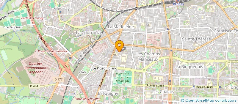 localisation de l'entreprise LFMH  RENNES