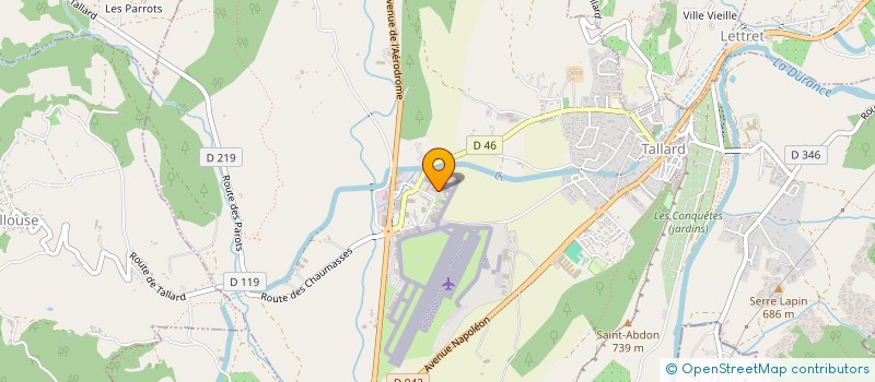 localisation de l'entreprise LFNA  TALLARD