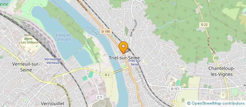 localisation de l'entreprise LFO-HOM  TRIEL-SUR-SEINE