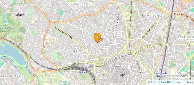 localisation de l'entreprise LFP à DIJON