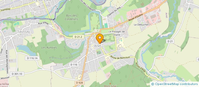 localisation de l'entreprise LFP à ANET