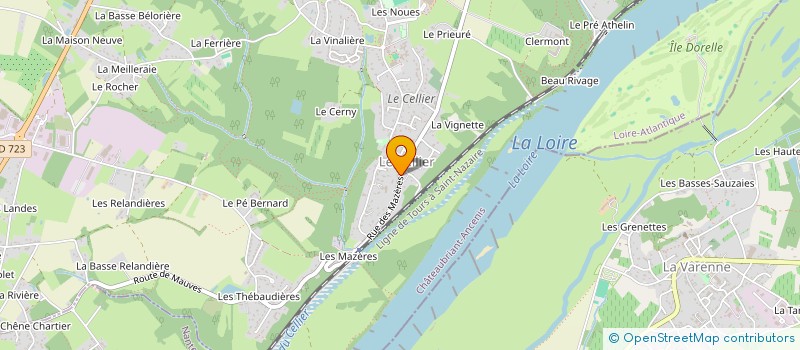 localisation de l'entreprise LFPAULIN  LE CELLIER