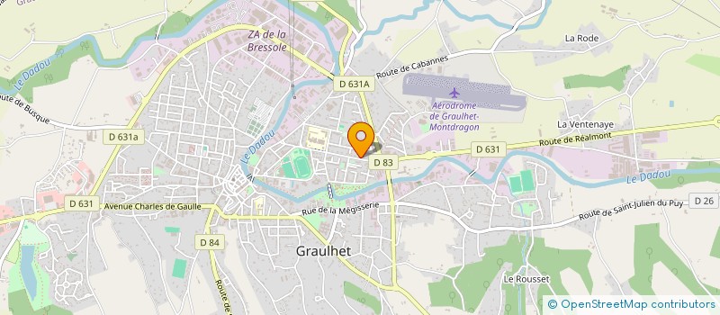 localisation de l'entreprise LFPC  GRAULHET