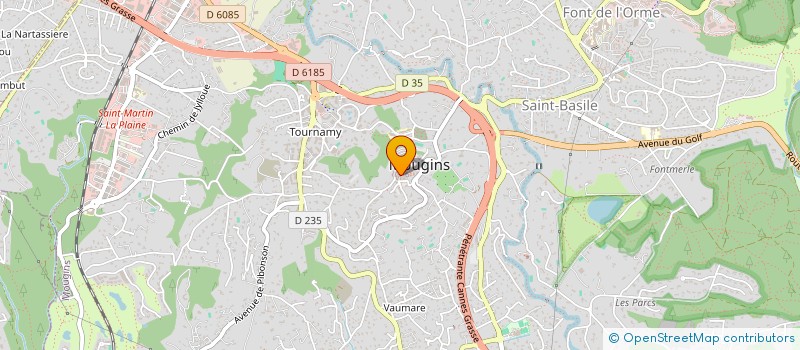 localisation de l'entreprise LFR RESTAURATION  MOUGINS