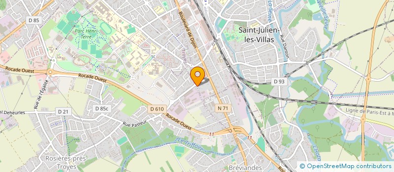 localisation de l'entreprise LFRDDC INVESTISSEMENTS  SAINT-JULIEN-LES-VILLAS