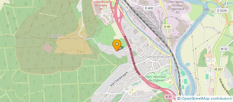 localisation de l'entreprise LFRP  CHAMPIGNEULLES