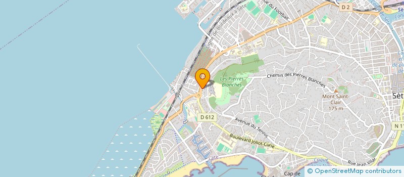 localisation de l'entreprise LFS BATIMENT à SETE