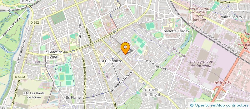 localisation de l'entreprise LFS IMMO à CAEN
