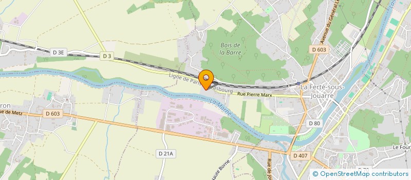 localisation de l'entreprise LFSJ FRANKLIN à LA FERTE-SOUS-JOUARRE