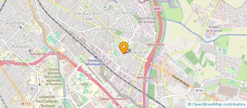 localisation de l'entreprise LFT TRANSPORT EXPRESS  TOULOUSE