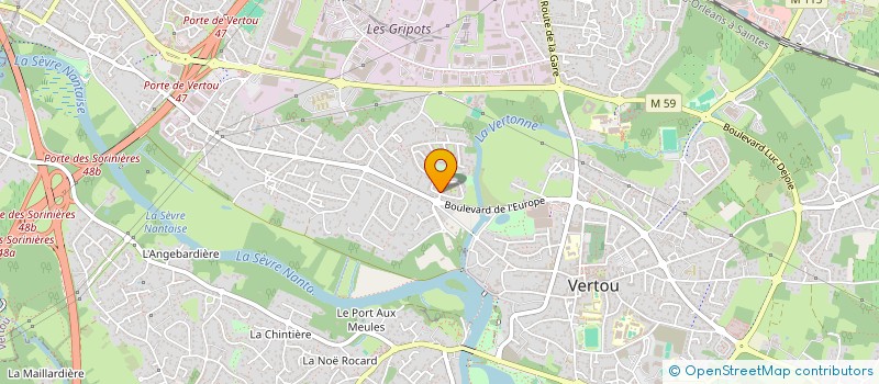 localisation de l'entreprise LFTO  VERTOU