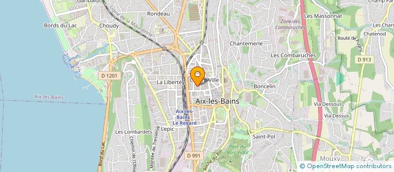 localisation de l'entreprise LFVE DUO  AIX-LES-BAINS