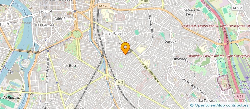 localisation de l'entreprise LFX SOLUTION à TOULOUSE