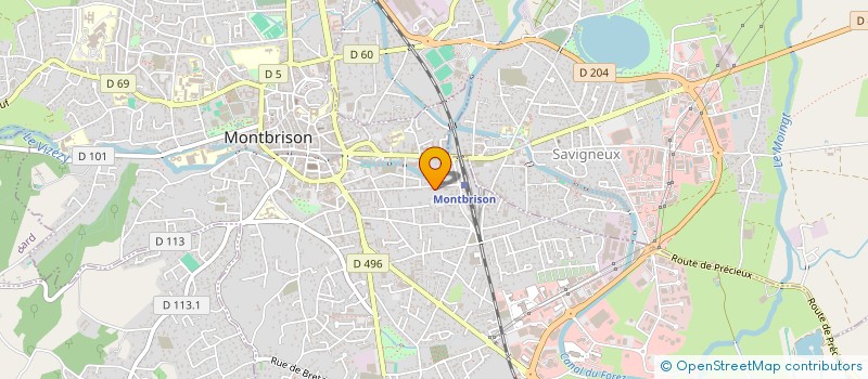 localisation de l'entreprise LFY  MONTBRISON