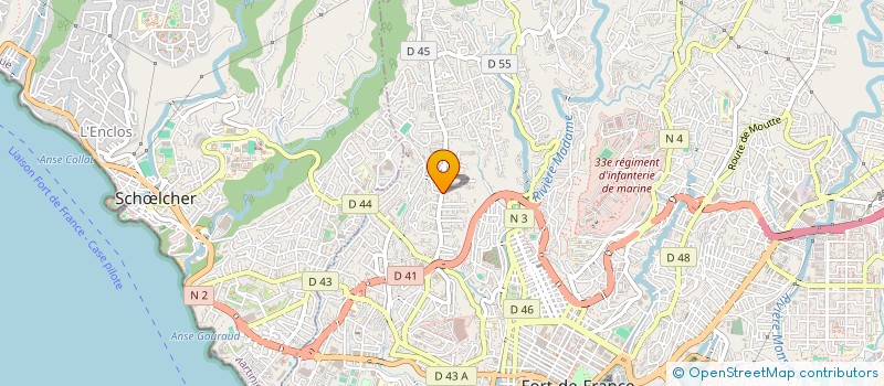 localisation de l'entreprise LFYT OUTRE-MER  FORT-DE-FRANCE