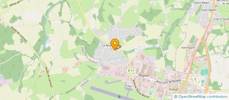 localisation de l'entreprise LG 1  LANNION