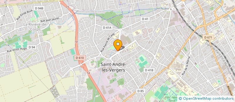 localisation de l'entreprise LG 2  SAINT-ANDRE-LES-VERGERS