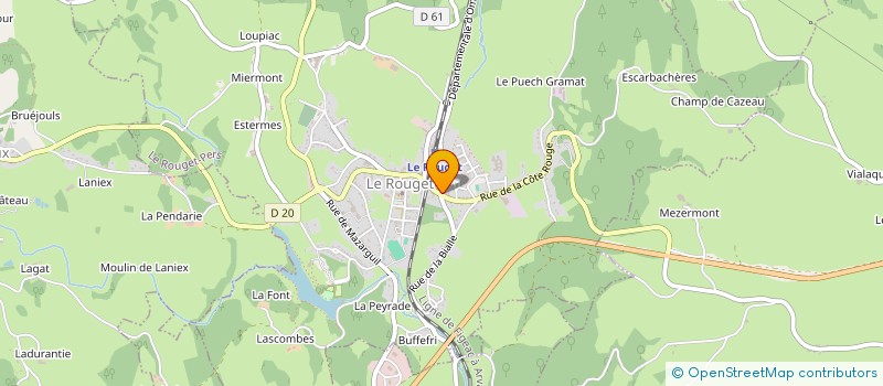 localisation de l'entreprise LG à LE ROUGET-PERS