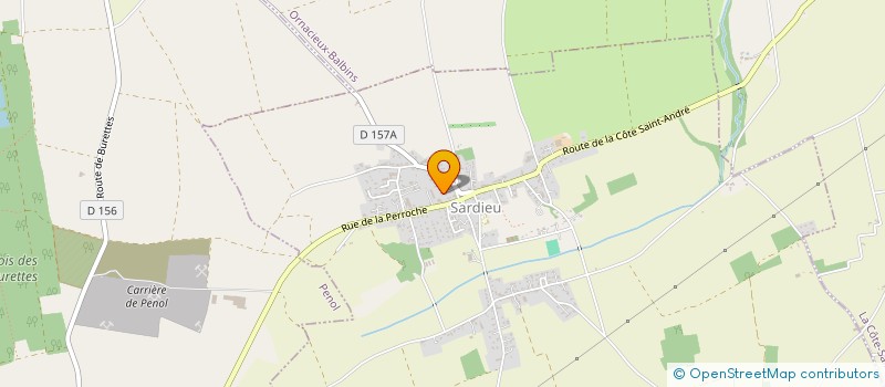 localisation de l'entreprise LG 73  SARDIEU