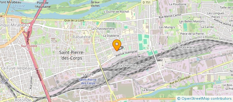 localisation de l'entreprise LG  SAINT-PIERRE-DES-CORPS