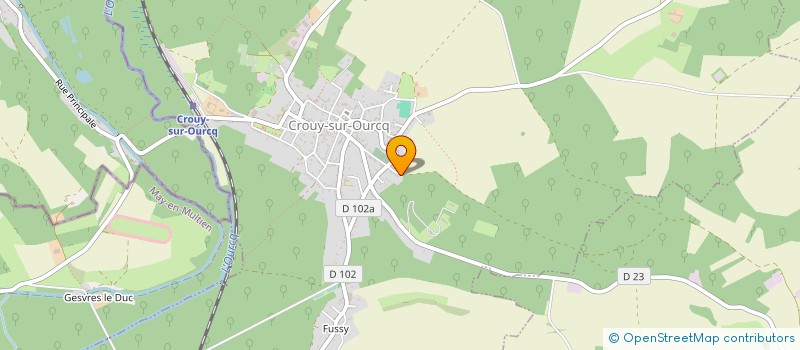 localisation de l'entreprise LG  CROUY-SUR-OURCQ