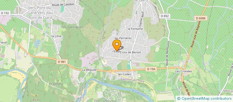 localisation de l'entreprise LG  CASTILLON-DU-GARD